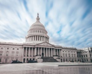 The Capital Building against blue sky